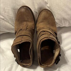 Freebird by Steven Brown Ankle Boots with Strap Detail